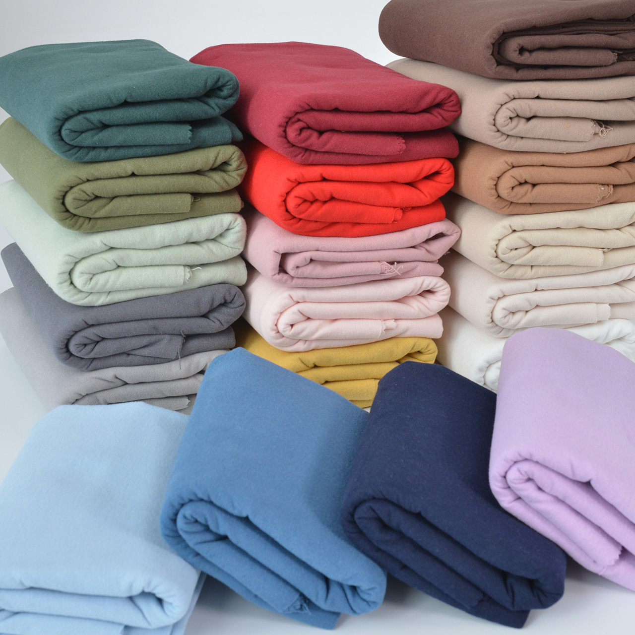 Half Meter Solid color Baby's  - đánh giá và giá Flannel Shirt Lined